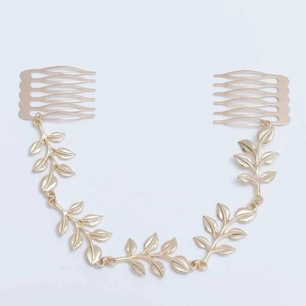 Last!‎ BEST SELLER! Metal leaf hair accessories